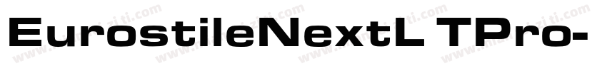 EurostileNextL TPro字体转换